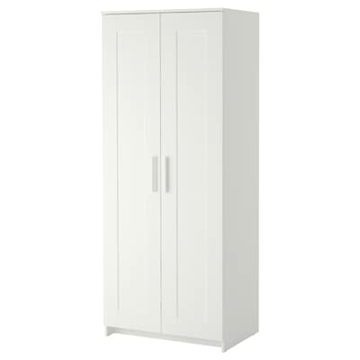 BRIMNES Armari amb 2 portes, blanc, 78x190 cm
