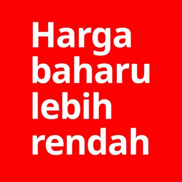 Harga baharu lebih rendah logo