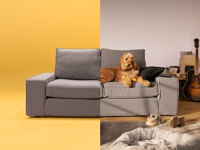 KIVIK sofa in living room