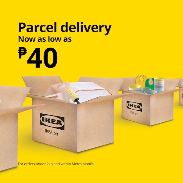 Parcel delivery now as low as P40