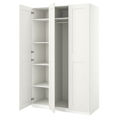 PAX / GRIMO Combinació d'armari, blanc/blanc, 150x60x236 cm
