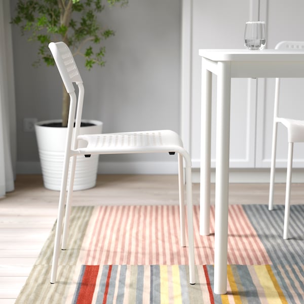 A white ADDE chair