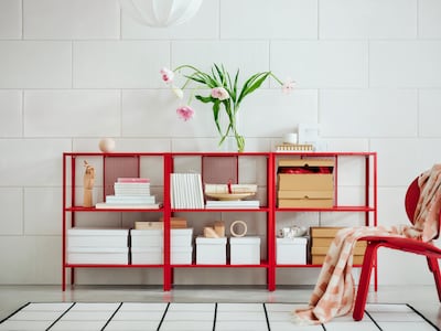 Targeta de n'hem abaixat el preu nova. Imatge de mobles IKEA
