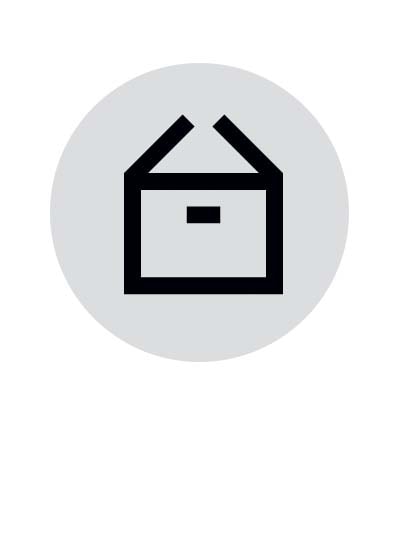 Pictogram of a box.